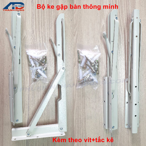 [1 CẶP+VÍT+TẮC KÊ]Ke Gập Bàn Treo Tường