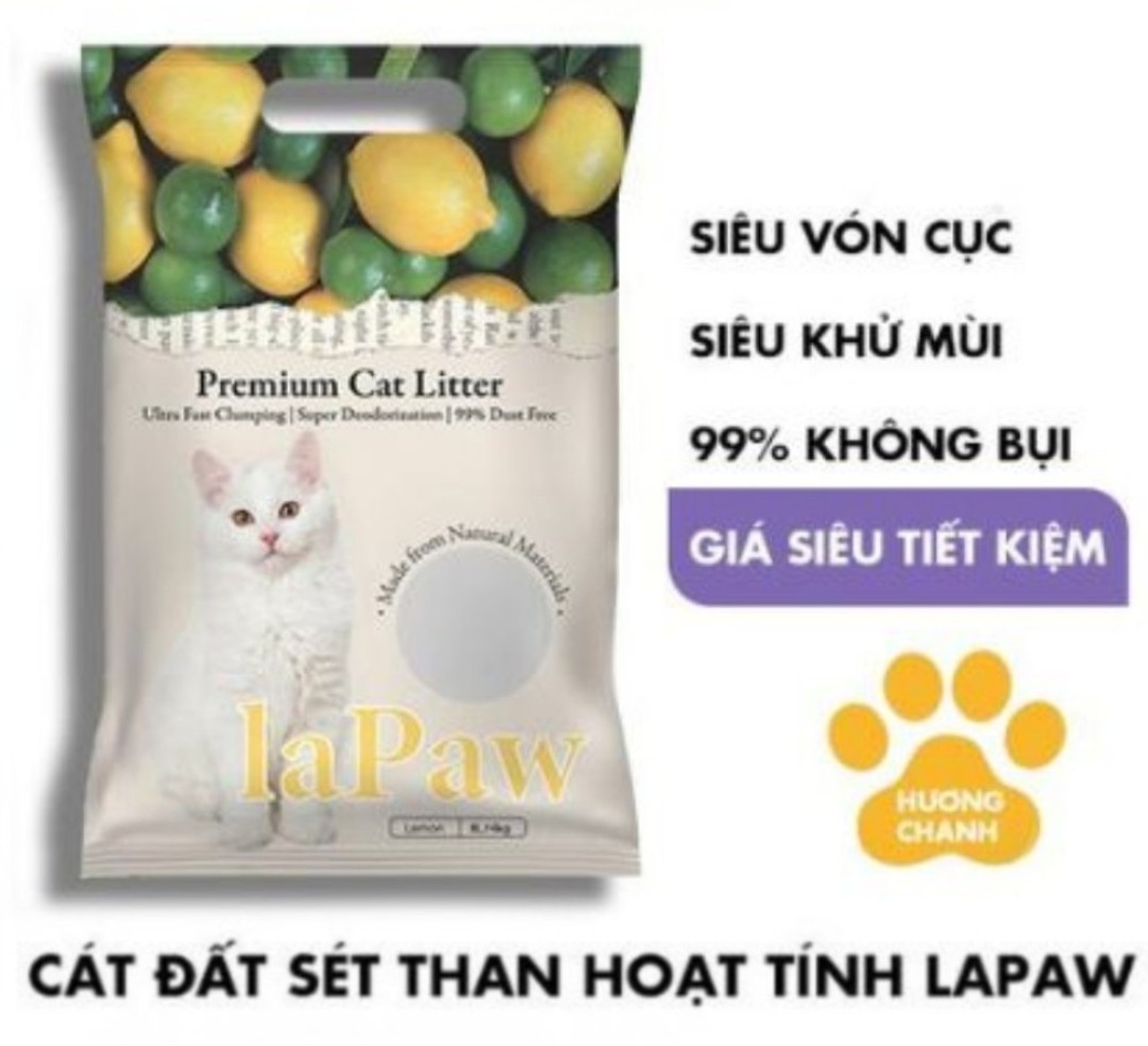 Cát Vệ Sinh Cho Mèo LAPAW 8L-15L-20L (đủ mùi)