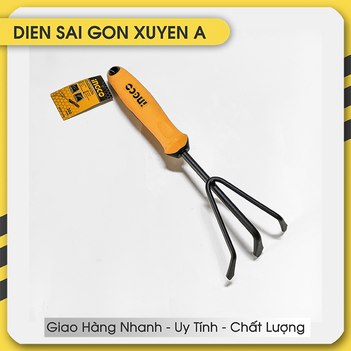 Cây cào đất làm vườn trồng cây 300mm INGCO HGR1008