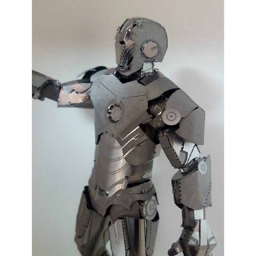 Mô hình 3D kim loại lắp ráp Iron Man Bạc [Chưa lắp]
