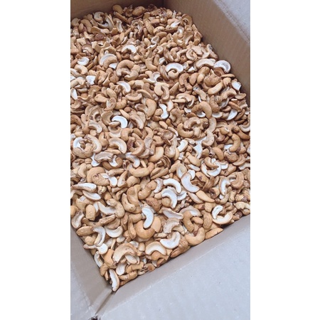 1kg Hạt Điều Rang Muối Bình Phước Vỡ Loại A( còn vỏ lụa)