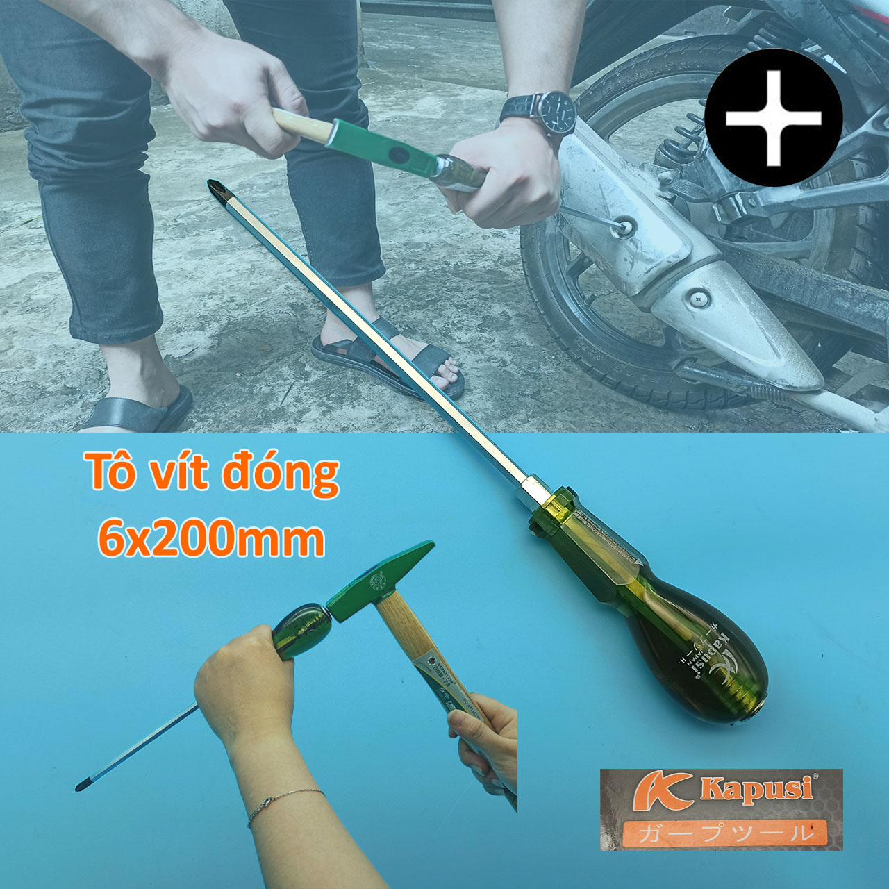 Tô vít đóng 4 cạnh Kapusi