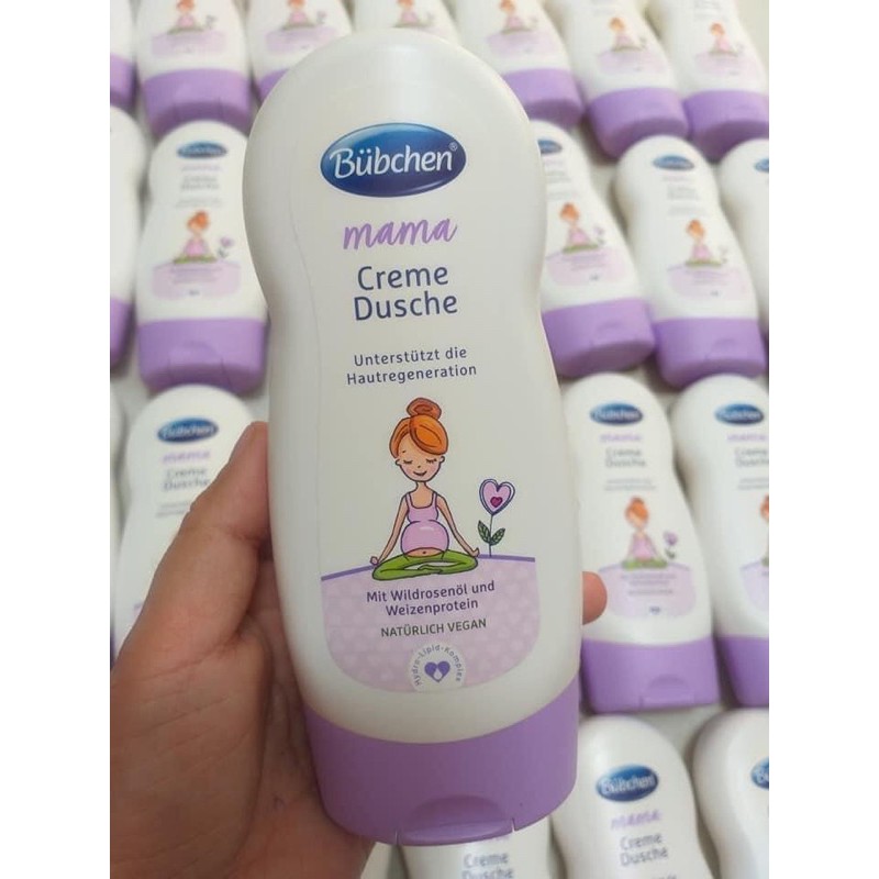 ? Sữa tắm Bubchen Mama cho mẹ bầu- Nội địa Đức?-