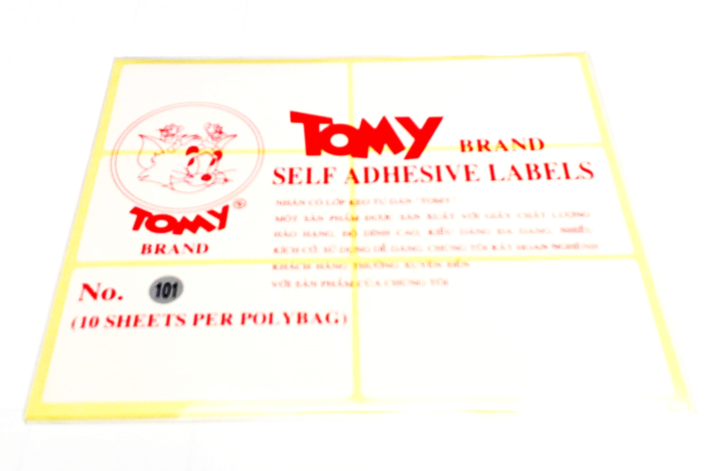 Tem Nhãn Dán Giấy in Decal Tomy ( Khách Chọn size )