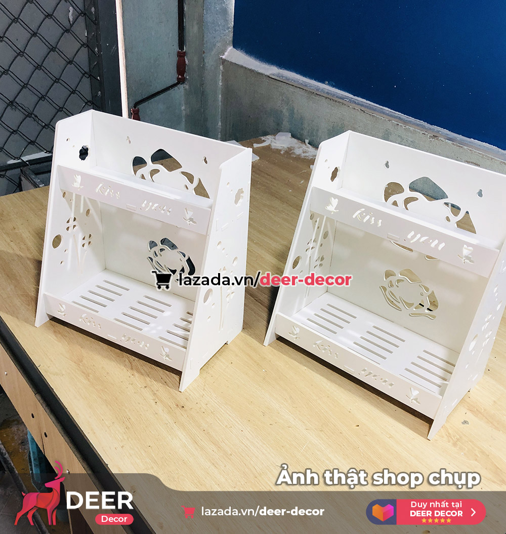 Kệ Để Đồ Live Stream Đồ Trang Điểm, Mỹ Phẩm - DEER DECOR