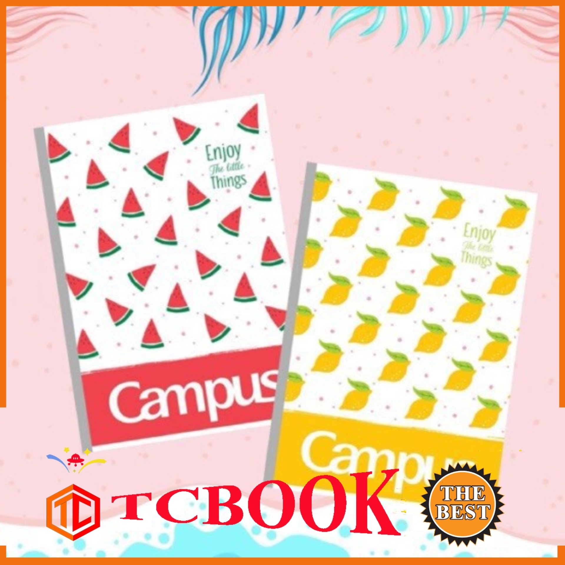 Bộ 5 Vở kẻ ngang B5 200 Trang Campus