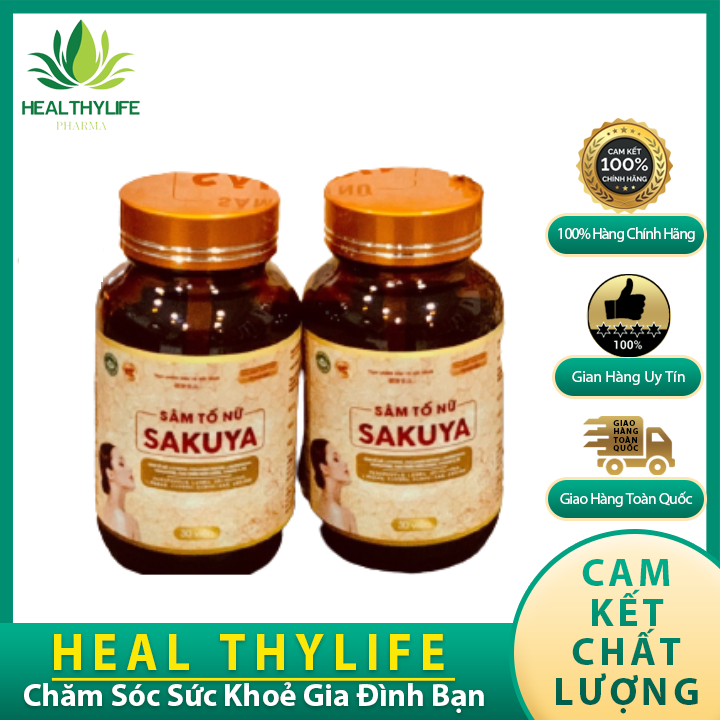 Sâm Tố Nữ SAKUYA Viên Uống Sáng Da, Mờ Nám