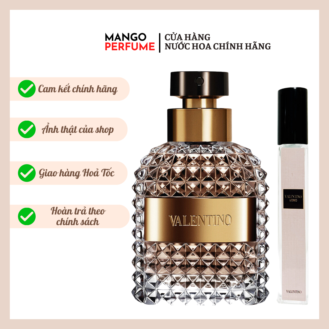 Nước hoa chiết Nam Valentino Uomo EDT |Lịch lãm - Nam tính - Cuốn hút | Mango Perfume