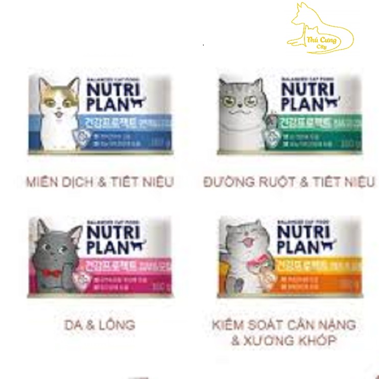 [ pate ] PATE CHO MÈO NUTRI PLAN HÀN QUỐC 160G