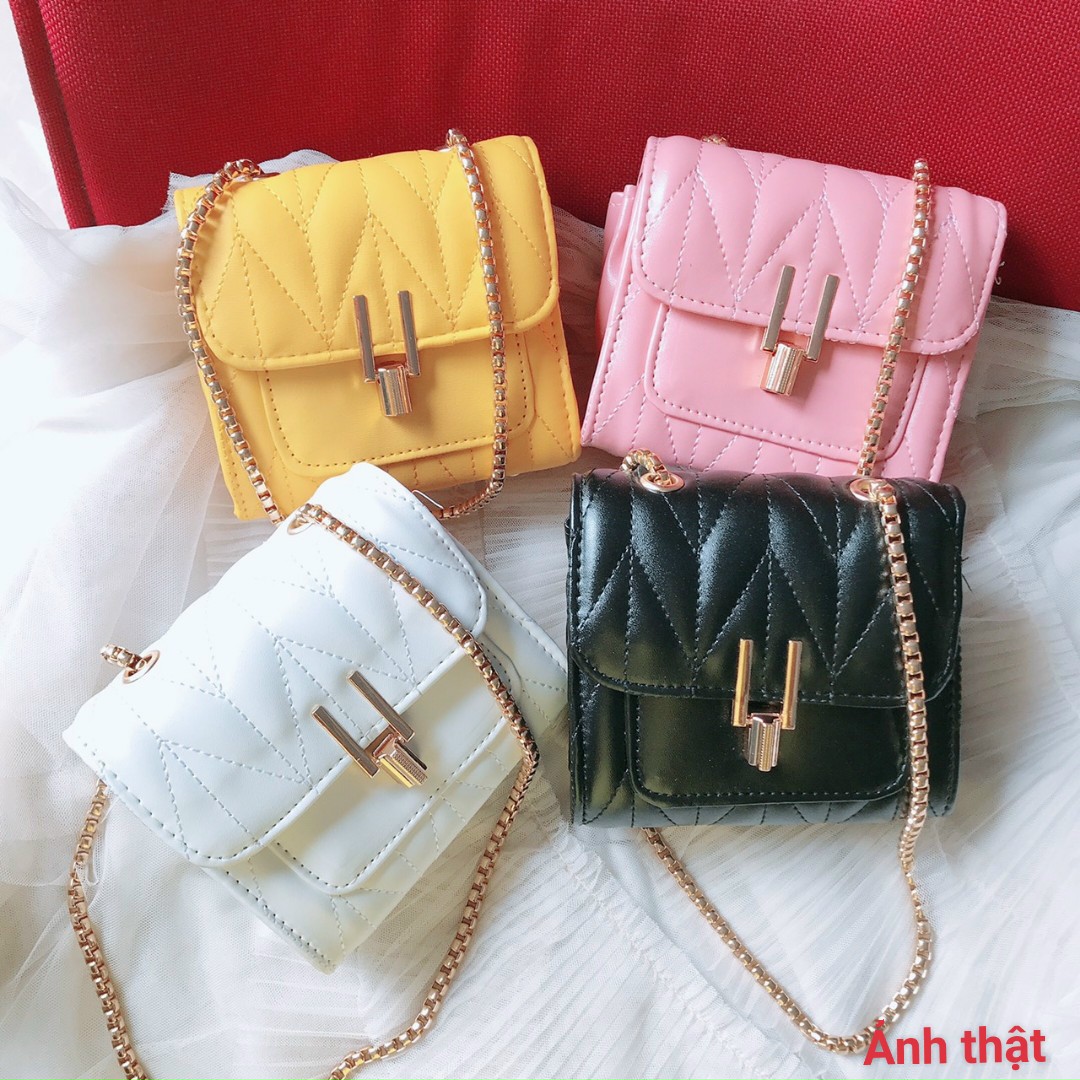 [ SALE RẺ] Túi xách nữ đẹp túi xách nữ quai xích thiết kế thời trang hàng loại đẹp xịn xò M66