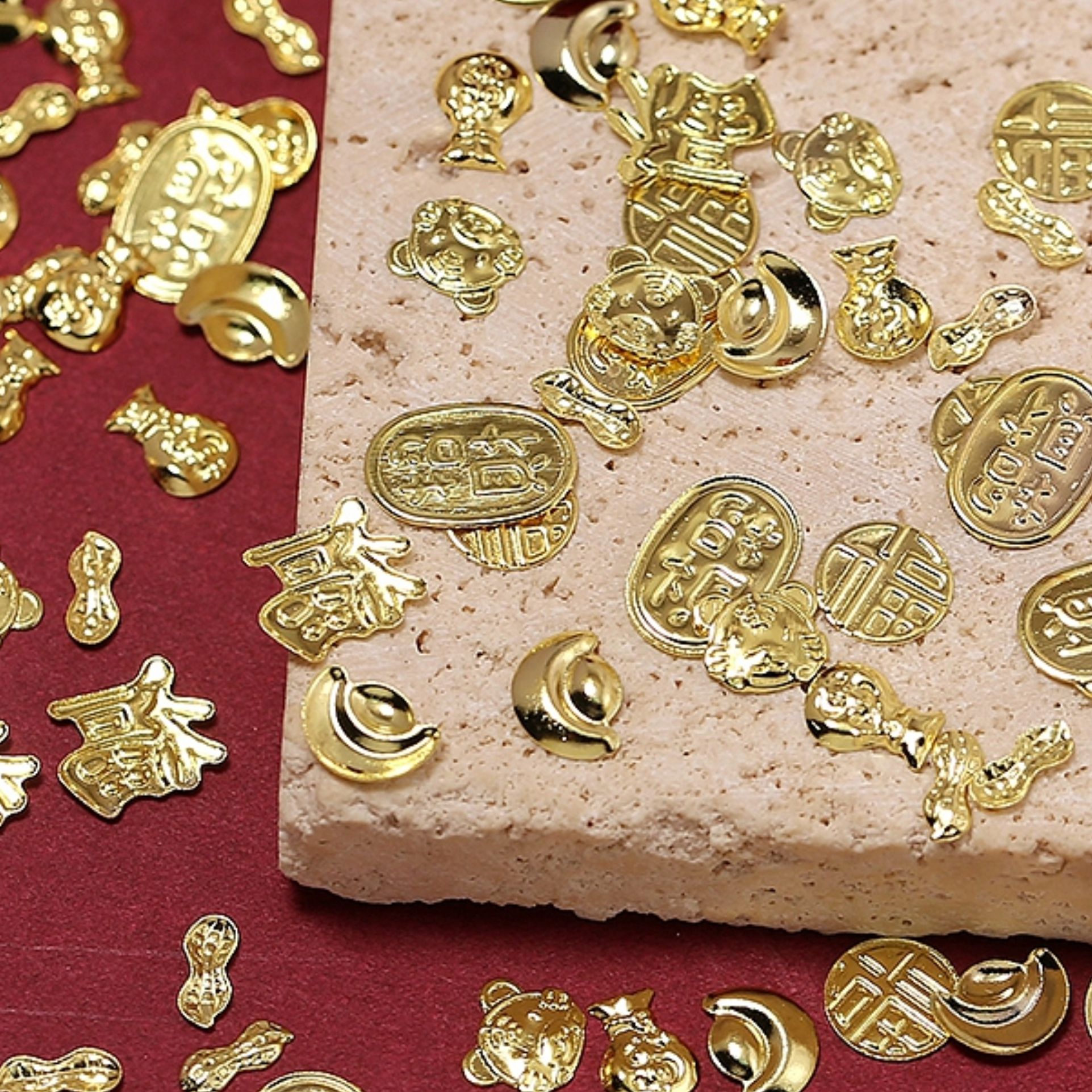 Charm Tết Đính Móng Tay Chân