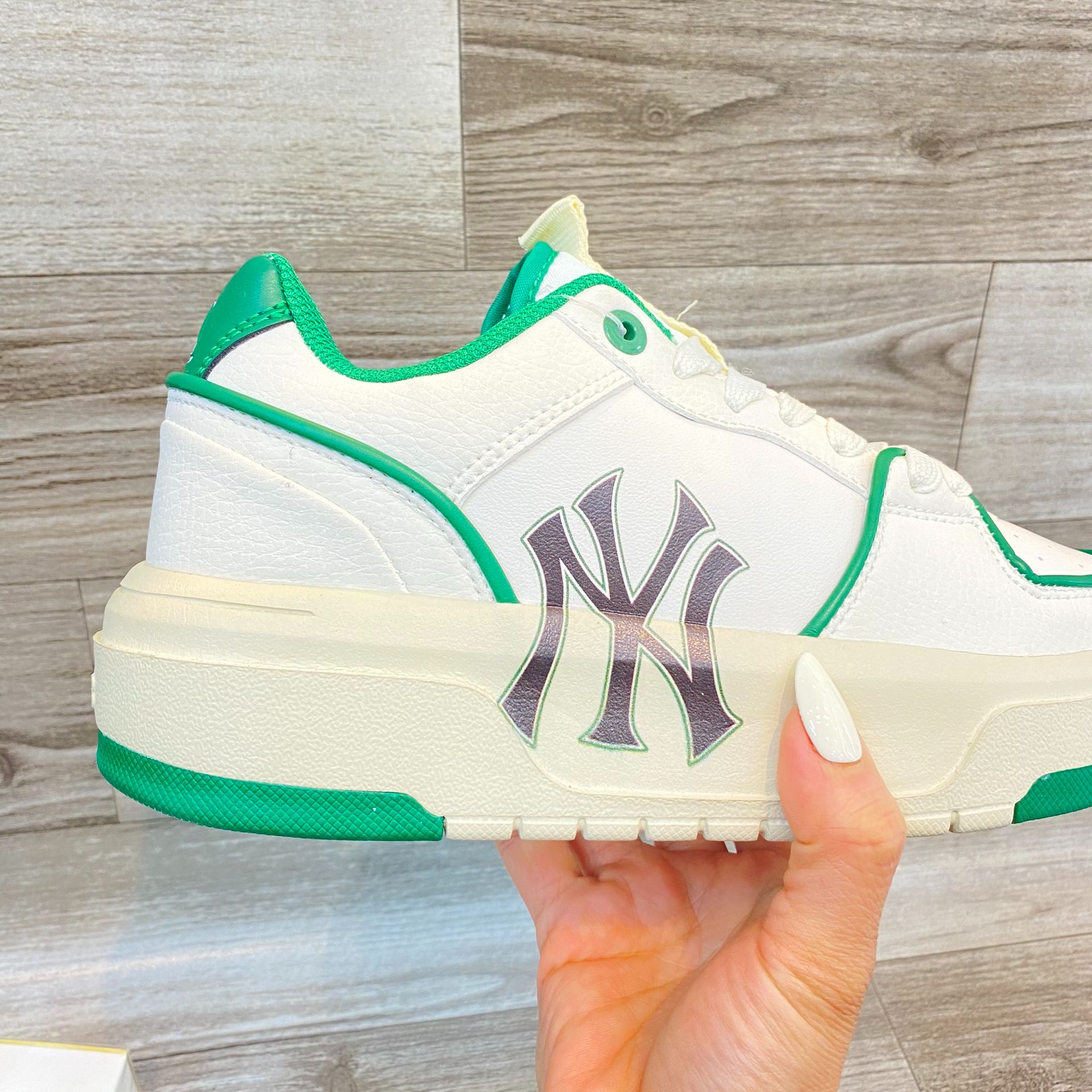 Giày thể thao mlb chunky liner new york xanh , giày mlb ny  liner chữ đen. size 36-43