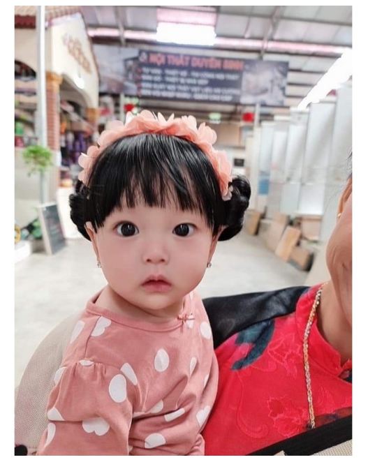 [HCM]Băng đô tóc mái giả cho bé