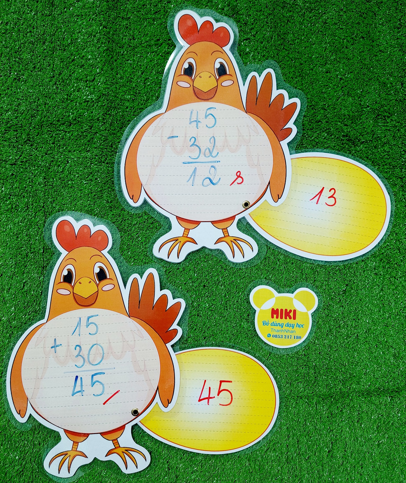 GÀ ĐẺ TRỨNG ( đồ dùng dạy học MIKI )