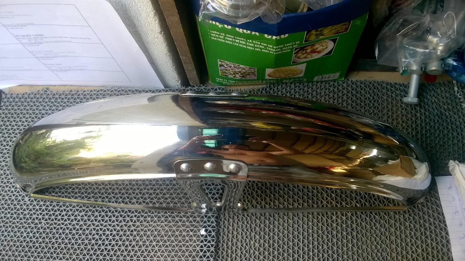 dè trước honda 67 bằng inox