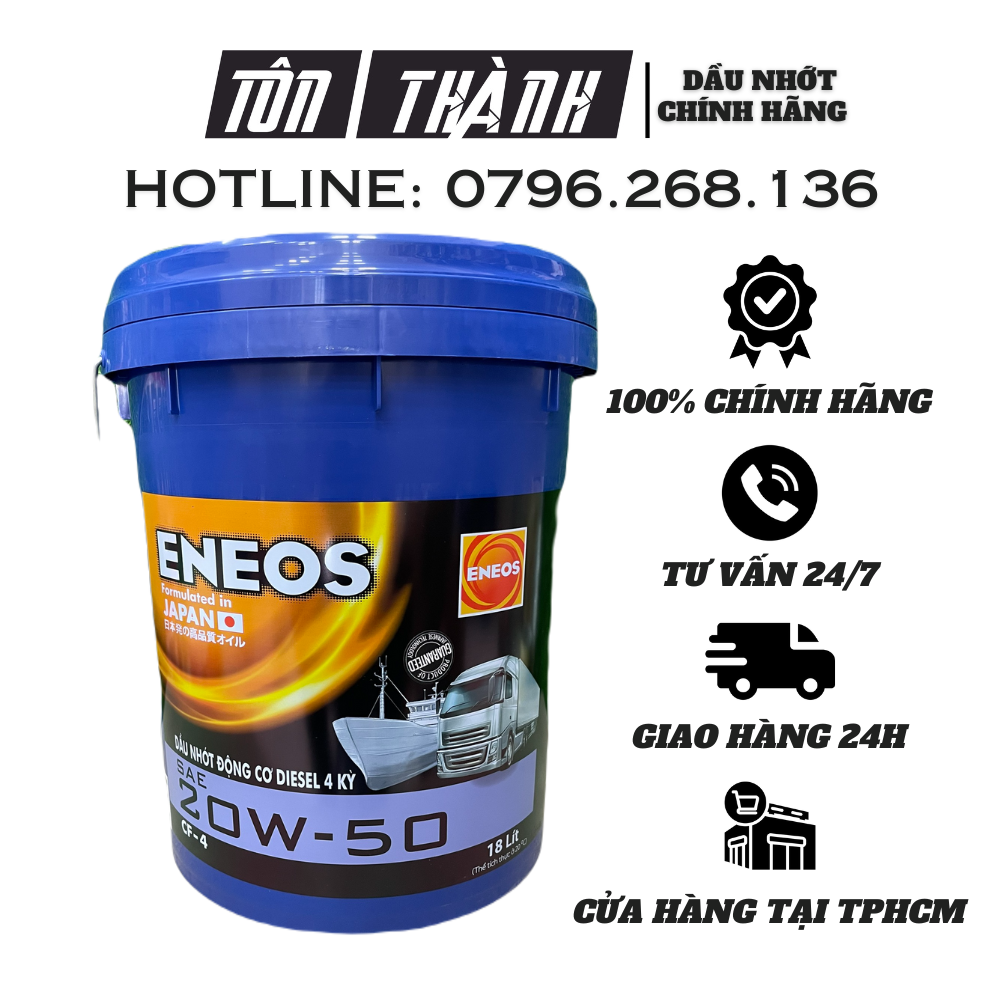 [HÀNG CHÍNH HÃNG] Dầu động cơ Diesel CF-4 20W-50 (18 Lít)