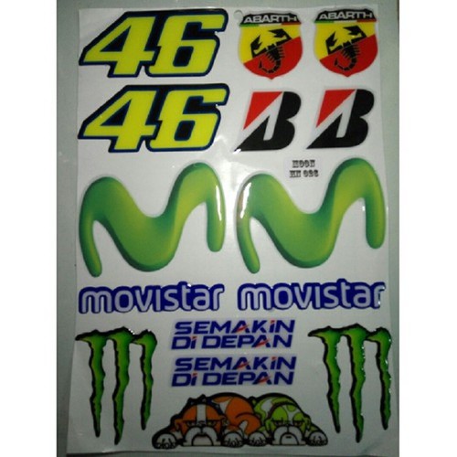 Bộ tem nổi Movistar 46 - Vindecal BD
