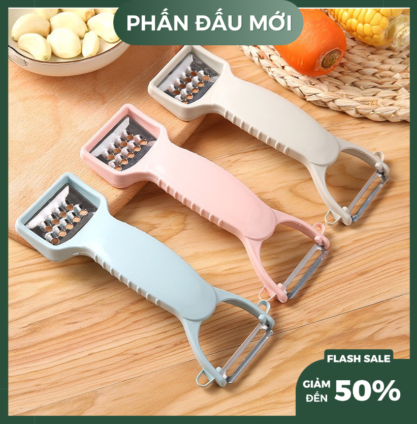Dao bào rau củ, dao nạo củ quả 2 đầu tiện dụng