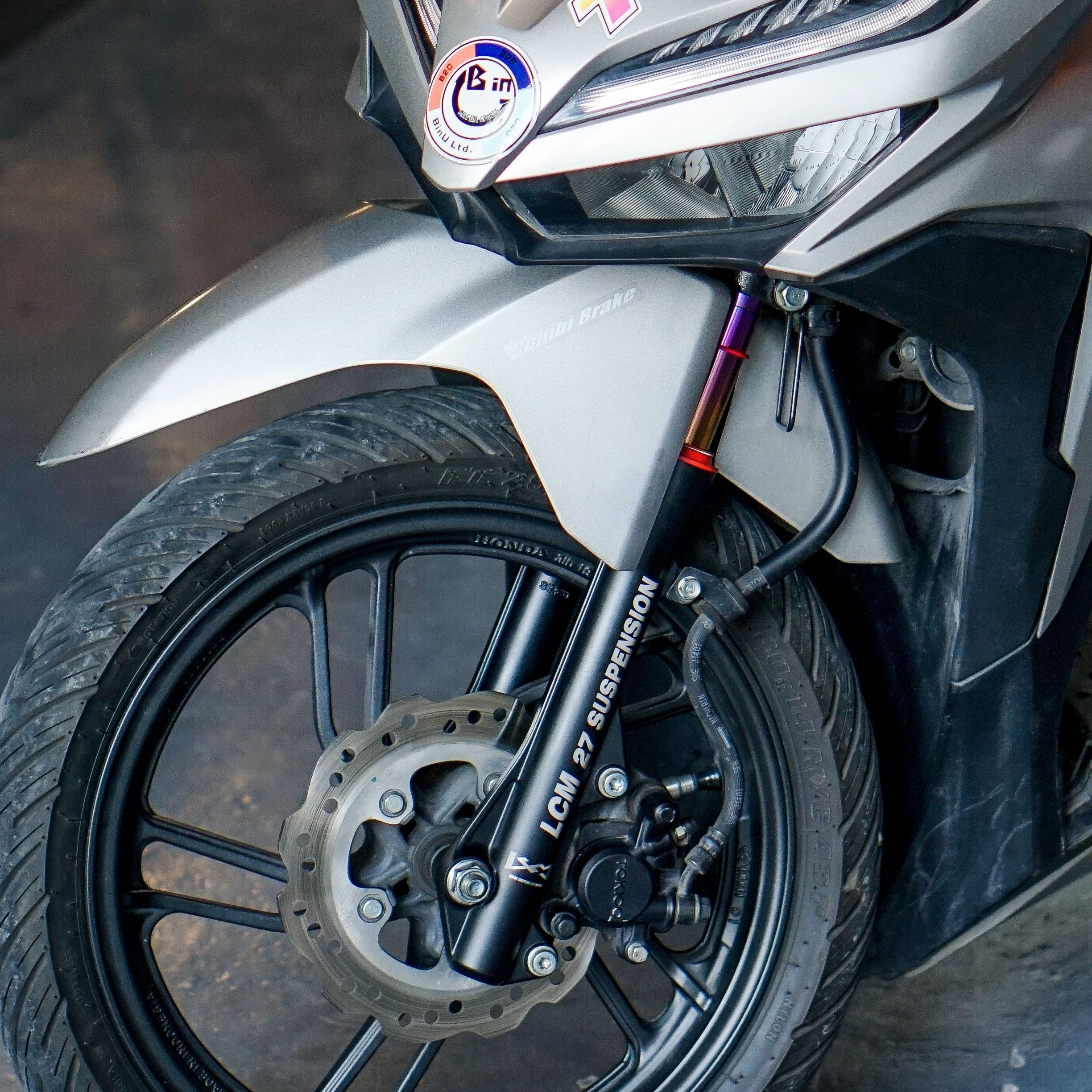 PHUỘC LCM CHO VARIO / CLICK ( TY XI 7 MÀU TITAN  )