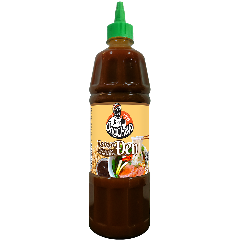 Ong Cha and Brand Black Soy Sauce 863g - Large Convenient Bottle for Restaurants