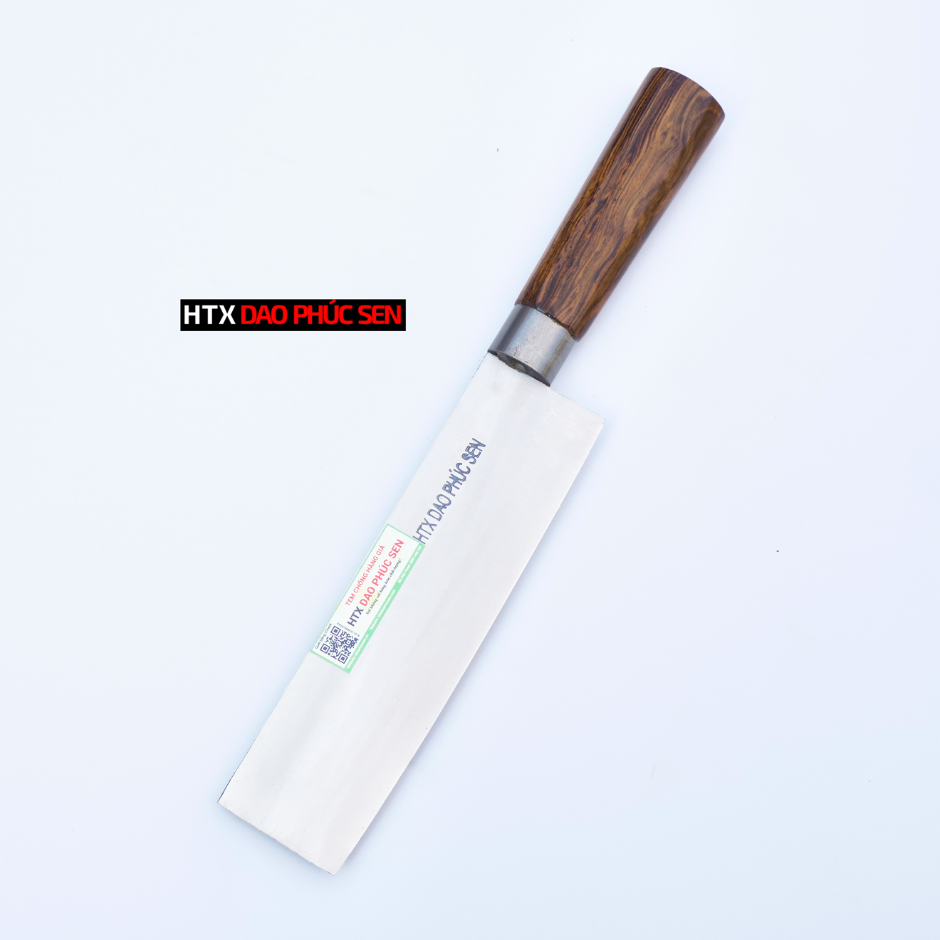 Dao dao thái thép trắng 18cm G01KC