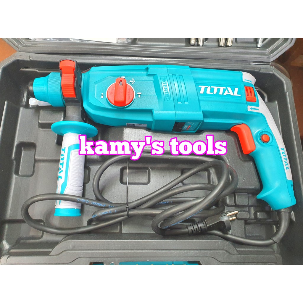 Máy khoan búa đục 3 chức năng Total TH308268