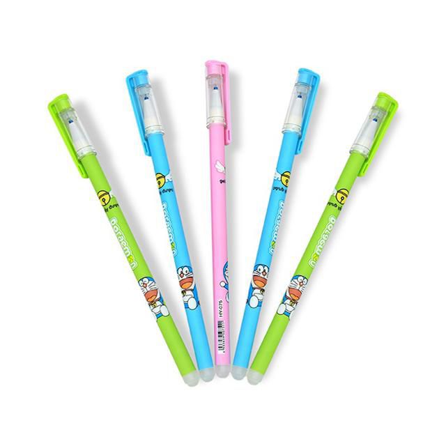 Hộp 12 cây bút bi Doraemon viết xong xóa được đủ màu