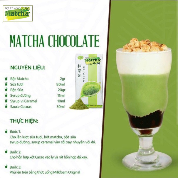 Bột trà xanh Matcha Gold - 500g