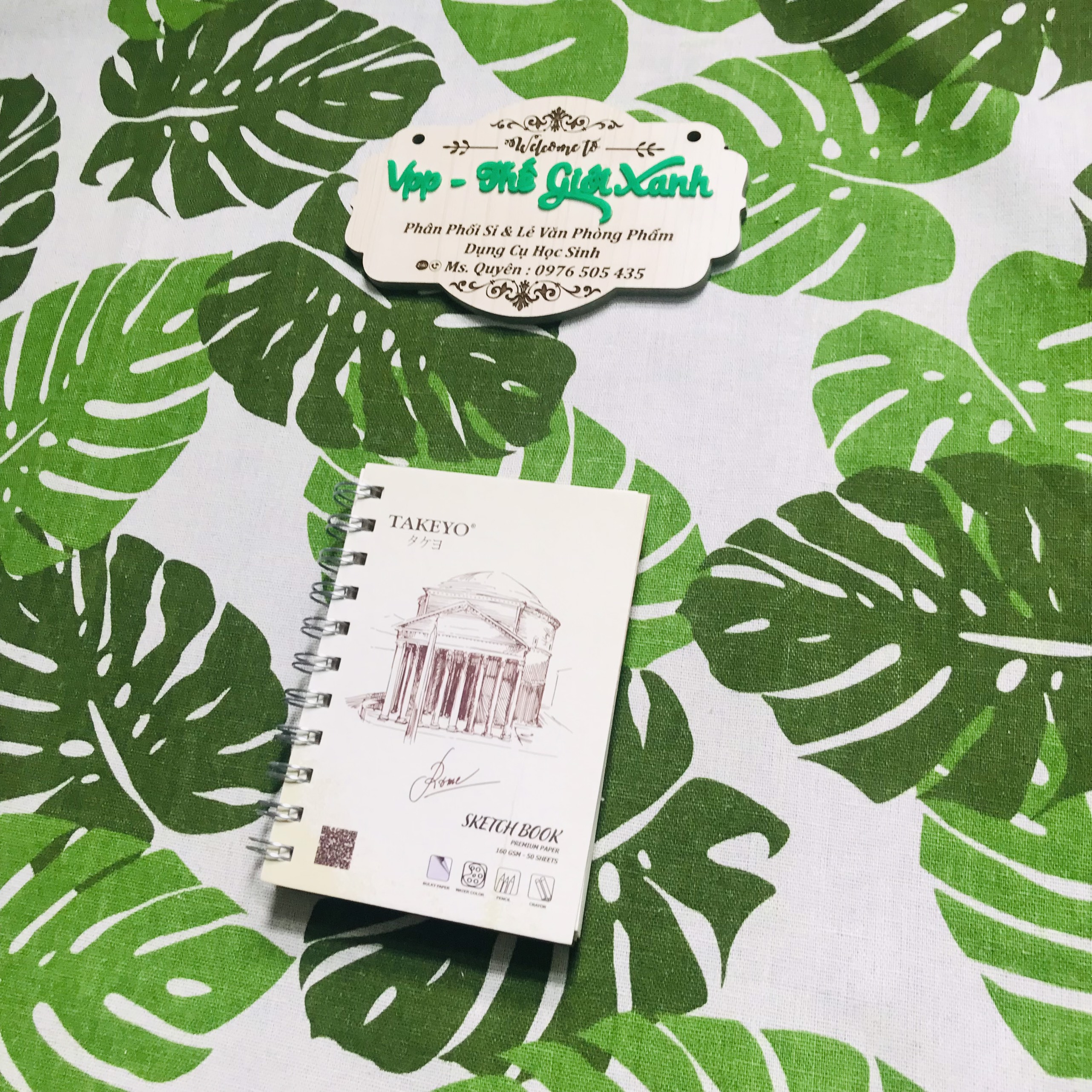 Sổ lò xo Vẽ Takeyo A6 50 tờ 8529