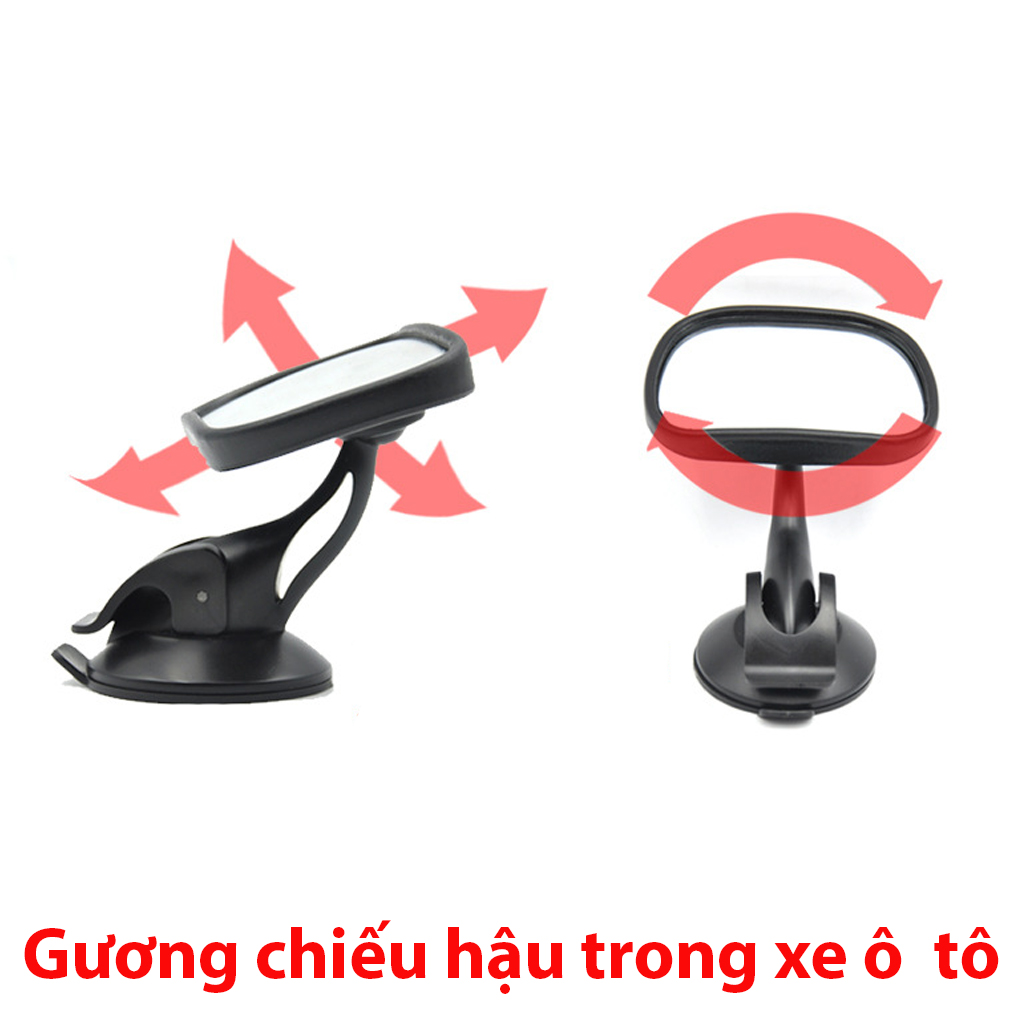 Gương chiếu hậu mini gắn trong xe ô tô
