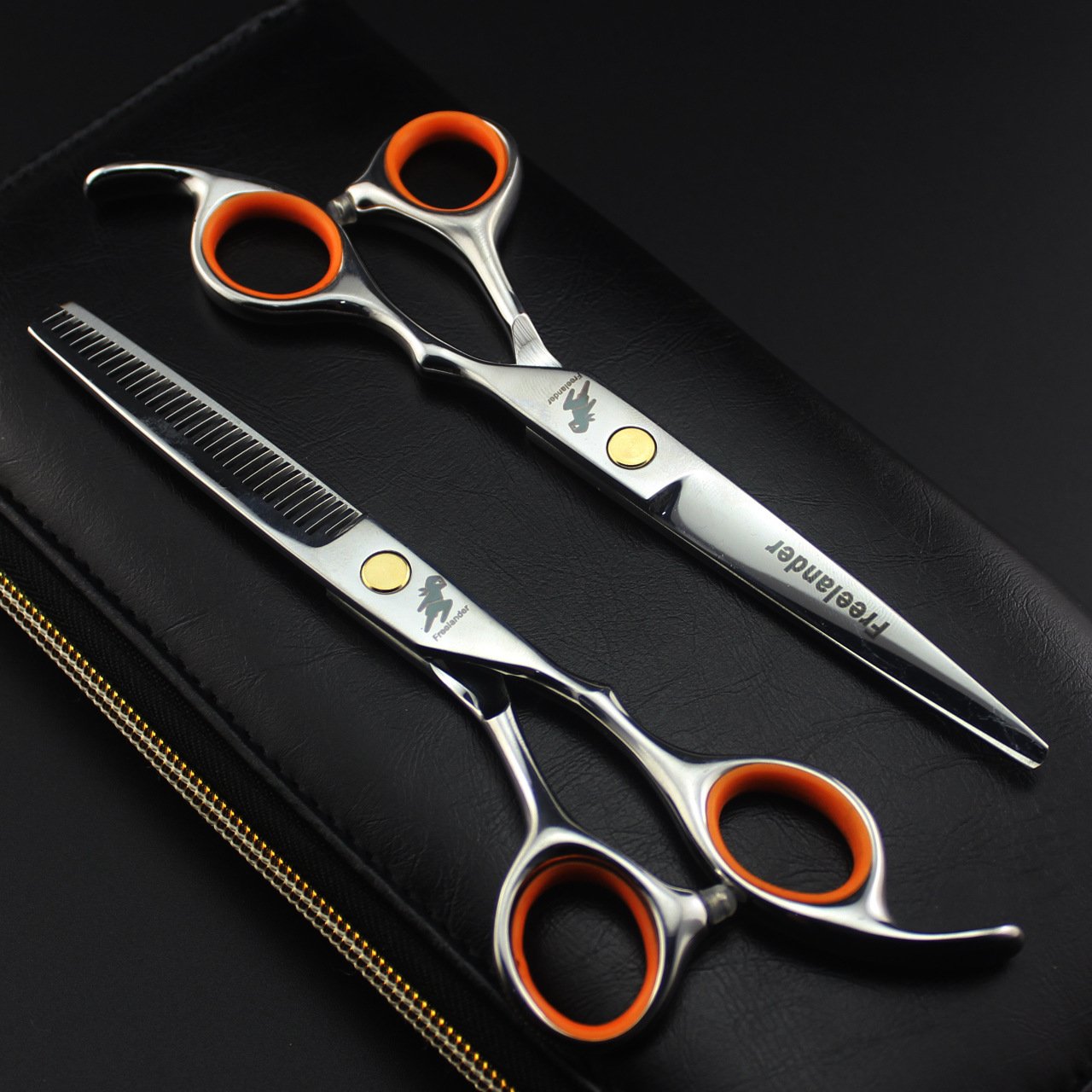 Cặp Kéo Cắt Tóc Giá Rẻ Chất Lượng Cho Học Viên, Gia Đình 6.0 Inch Freelander Home Barber Hair Cutting Scissors
