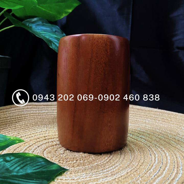 Ly, cốc gỗ tự nhiên