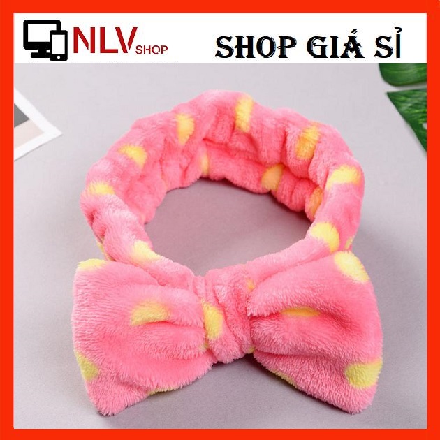 [HCM]NLVSHOP -  Băng Đô 3D Nơ Sọc Cao Cấp Dày Mềm Mịn ( Nhiều Màu )