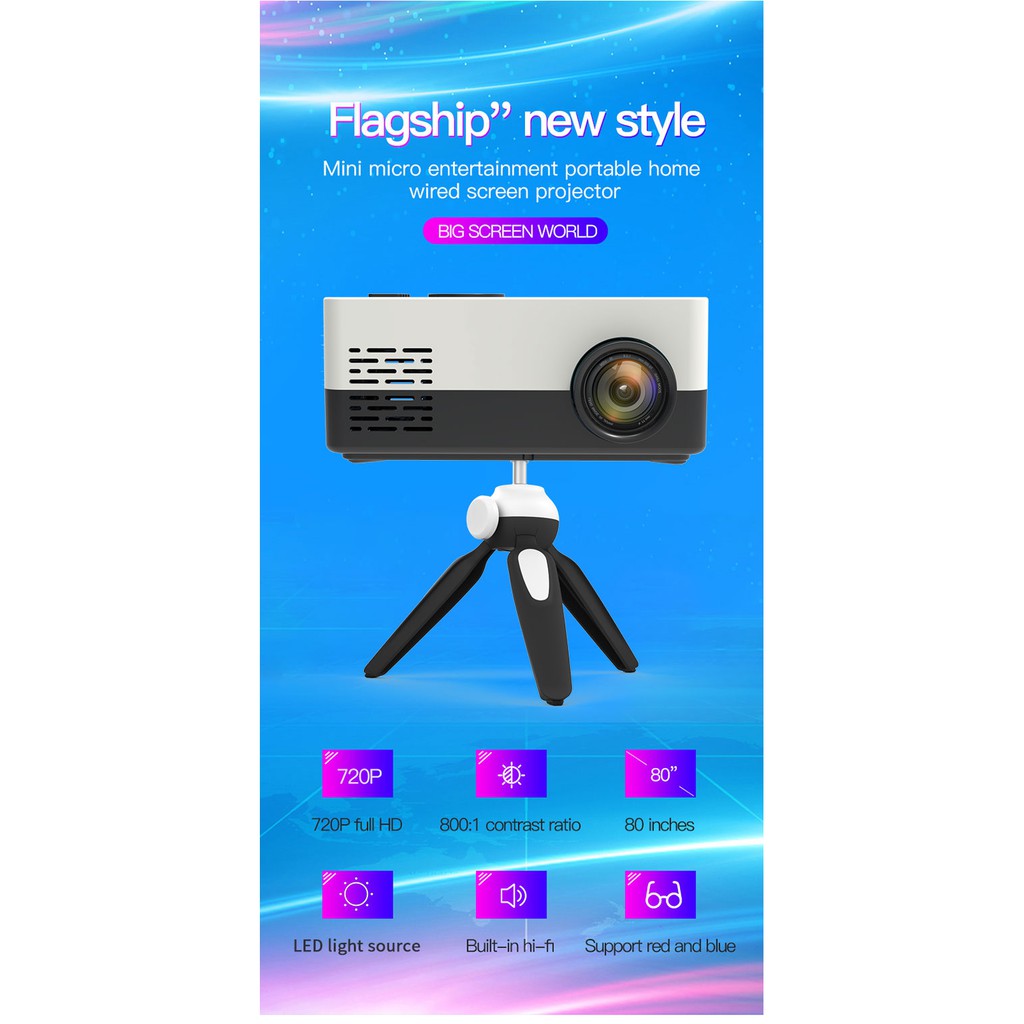 Máy chiếu LED J15C phân giải 720p (1080p)