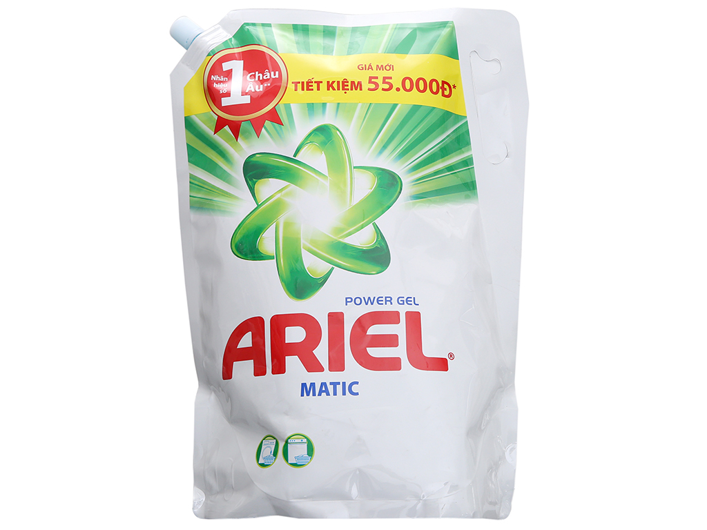[HCM]Nước giặt Ariel Matic Power Gel 2.4kg