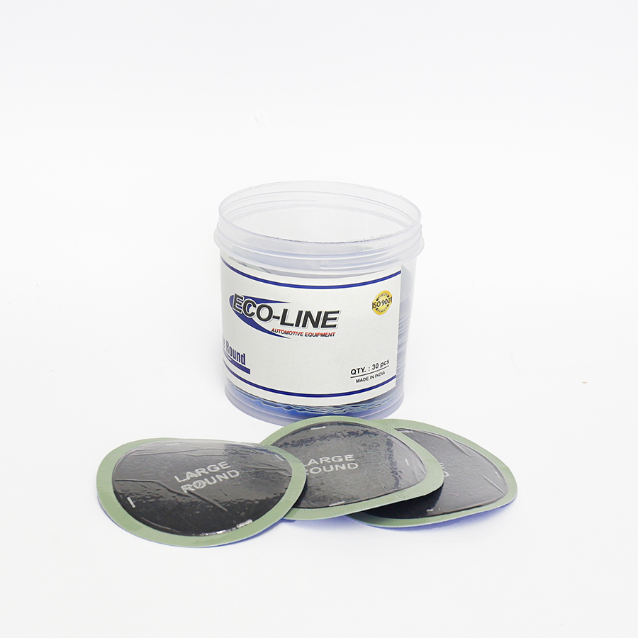 Hộp 30 miếng vá săm (80mm) - Ecoline Large Round tiêu chuẩn Mỹ