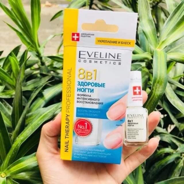 Sản phẩm dưỡng móng tay eveline 8in1 12ml - phục hồi và tăng trưởng cho móng tay hư tổn - 10740