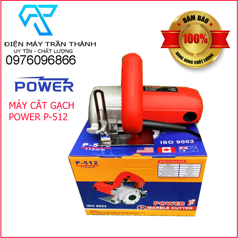 Máy Cắt Gạch Power 512 Nhập Khẩu Malaysia