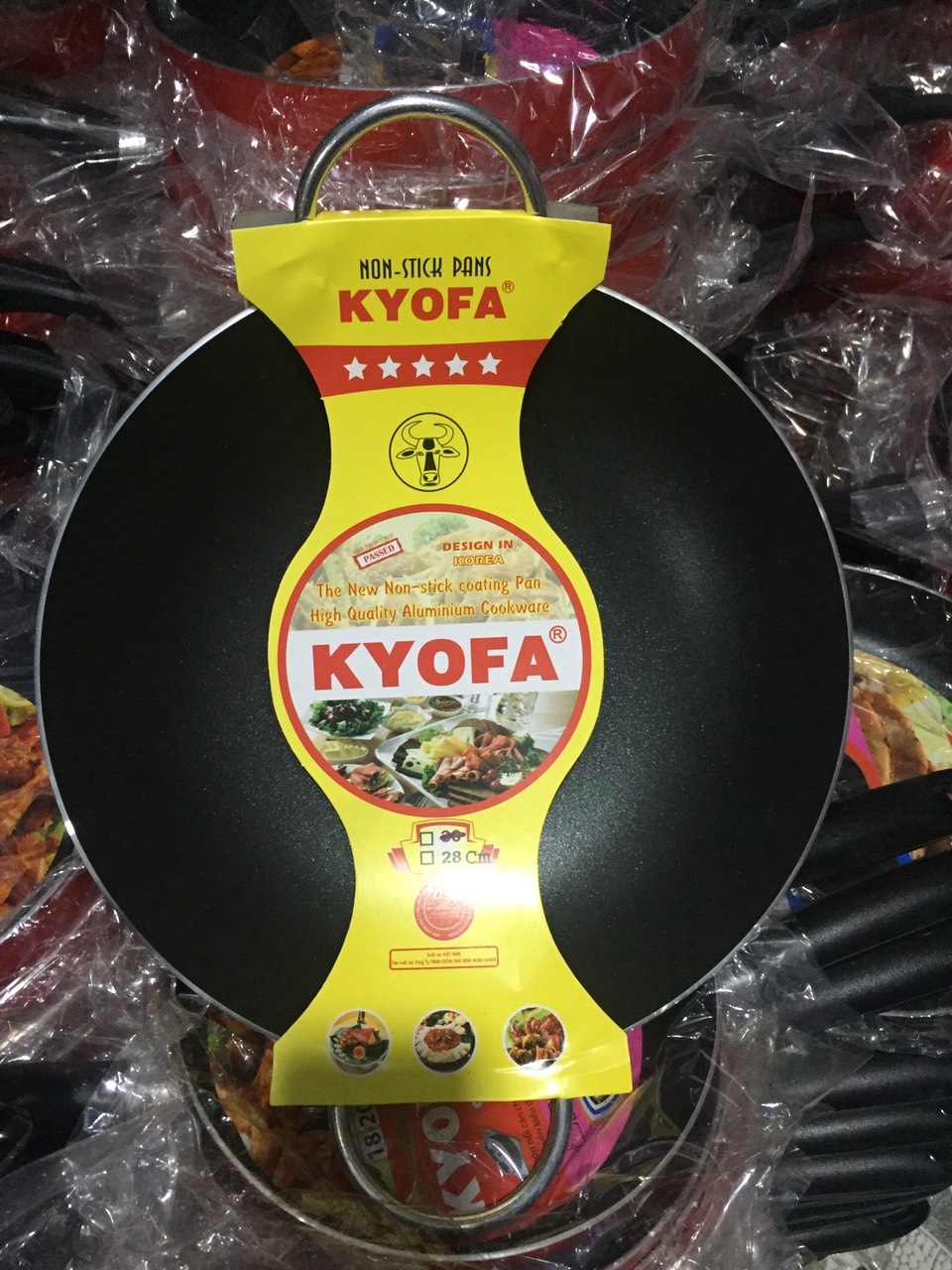 Chảo chống dính 2 quai kyofa size 28cm