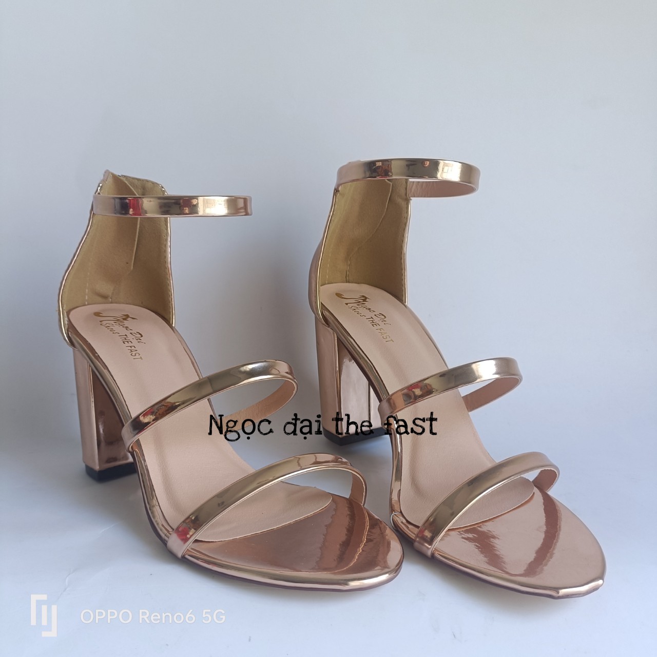 [HCM]SANDAL GÓT VUÔNG DÂY NGANG MỚI NĐ11