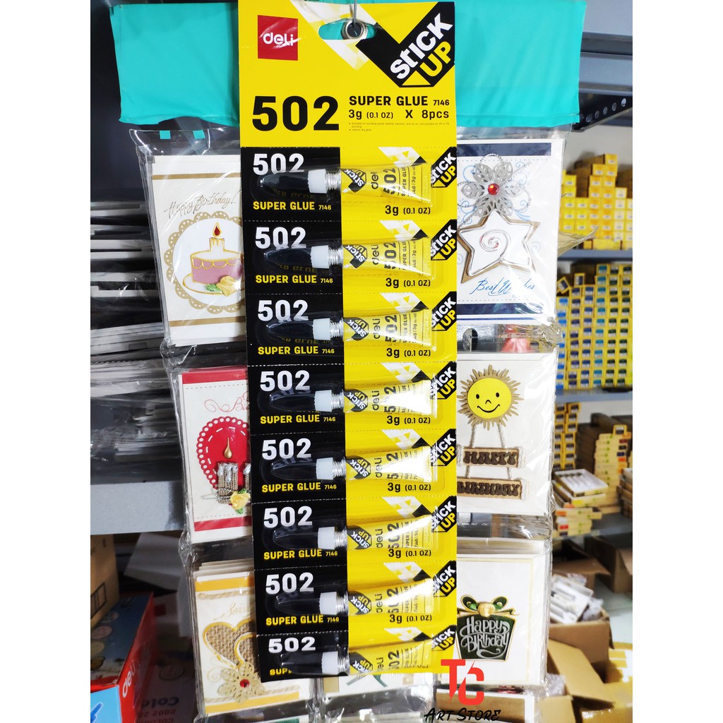 Keo 502 Deli 3G/ Tuýp - E7146