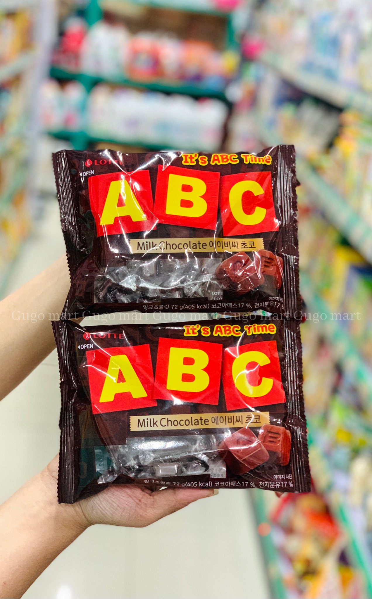 Kẹo chocolate Lotte ABC 72g (Hàn Quốc)