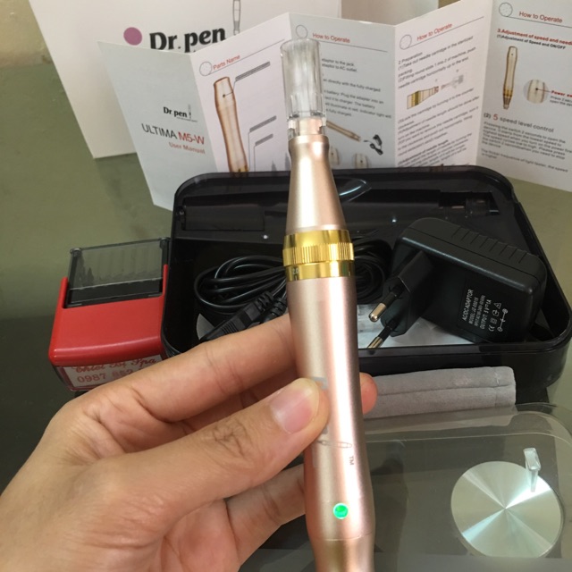 Máy Lăn Kim Tại Nhà Máy Phi Kim Dr Pen M5-W (Tích điện)