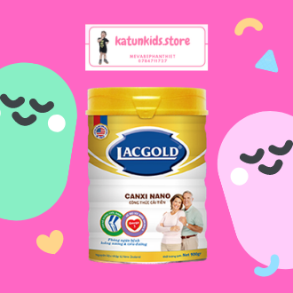 Sữa Bột LACGOLD CANXI NANO lon 900g
