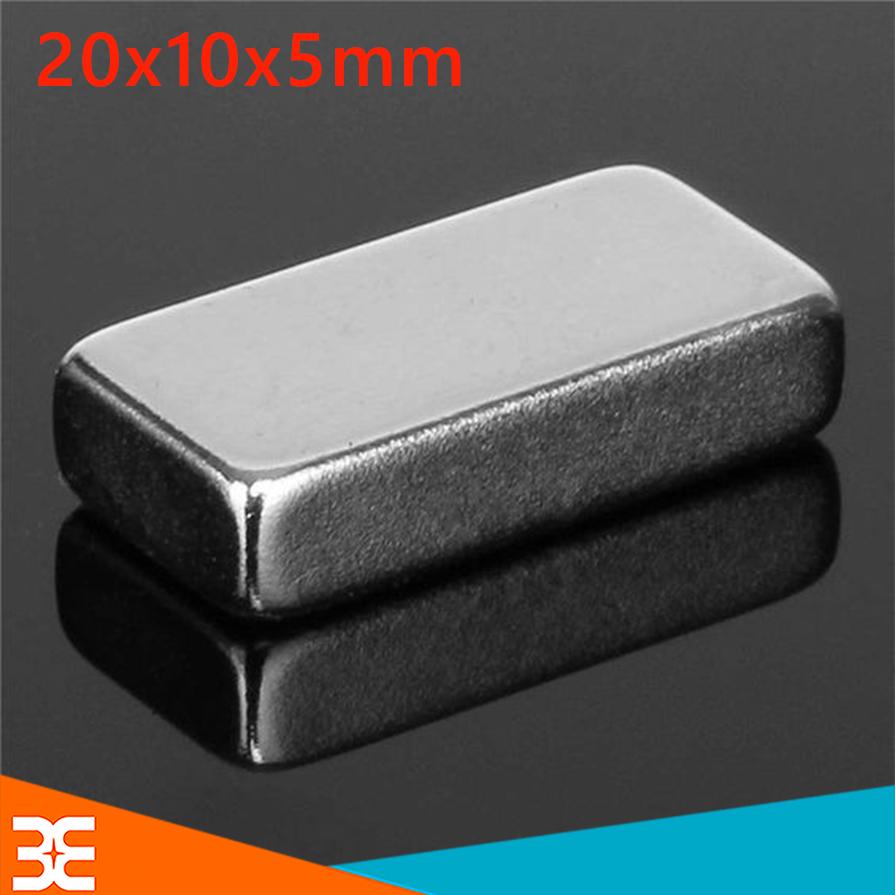 Nam Châm Đất Hiếm Chữ Nhật 50x5x4mm