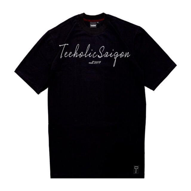 TEEHOLIC Áo Thun Unisex In Hình Chữ Ký Signature Màu Đen