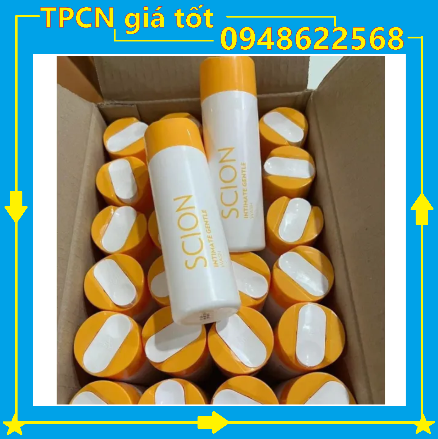Dung dịch vệ sinh phụ nữ Scion Nuskin. date 2026