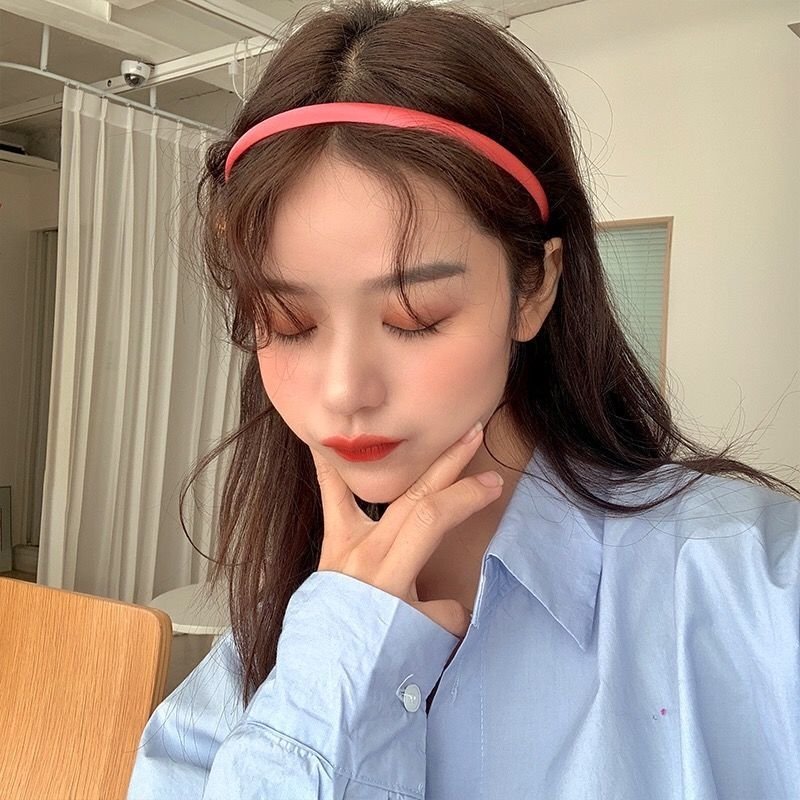 BỜM CÀI TÓC 1cm  SATIN