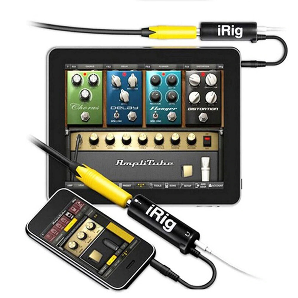 Irig Thiết bị thu âm cho điện thoại IOS và Android - Irig thu am Dùng thu âm đàn guitar livestream và các công dụng lọc âm karaoke - Duy Guitar Store