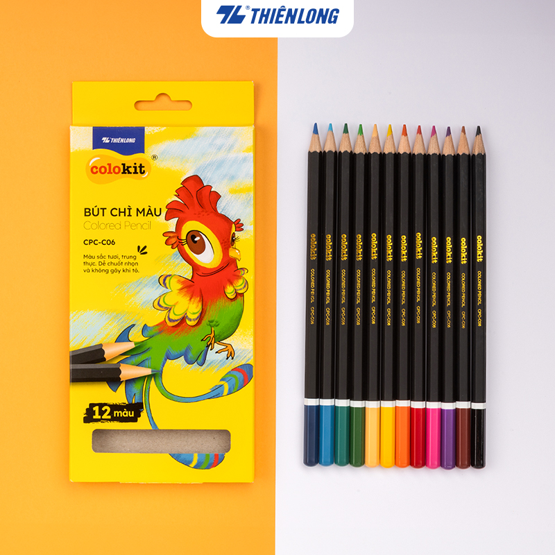 Bút chì màu colokit cpc-c06 12 màu